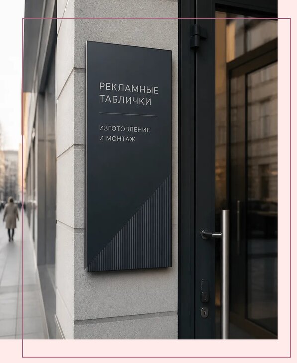 Рекламные таблички в Ангарске по цене от 4623 р. | Аванза-Нгр