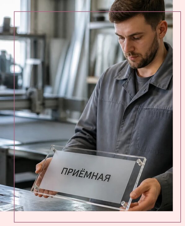 Таблички из оргстекла на заказ в Ангарске от 4007 р. | Аванза-Нгр
